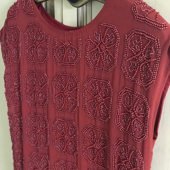 South Moon Under Burnt Red Cocktail Dress - Picture 3 of 4